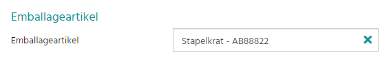 Gekoppelde emballage