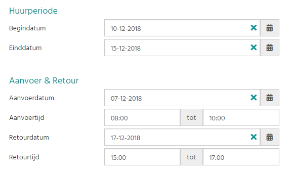 Stap 2: Order aanmaken