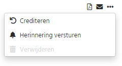 Factuurherinneringen