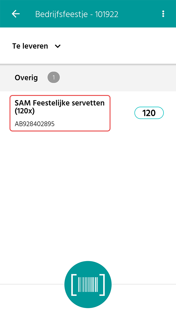 Statuswijziging corrigeren