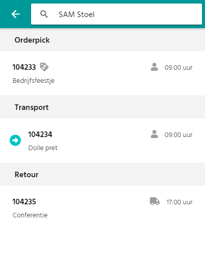 Projecten zoeken