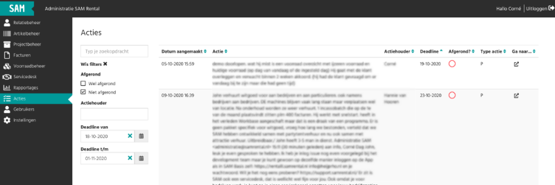 Update 26/10/2020