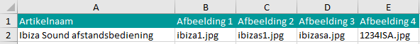 Artikelinformatie aanvullen