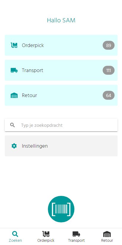 Projecten zoeken