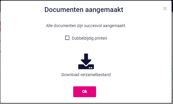 Documenten aanmaken in bulk