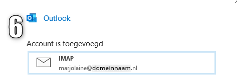 E-mail instellen in Outlook