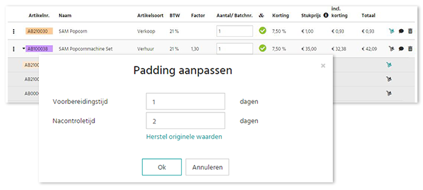Padding: voorbereiding en nacontrole