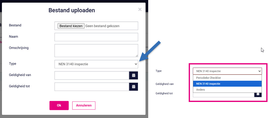 Onderhoud bestanden