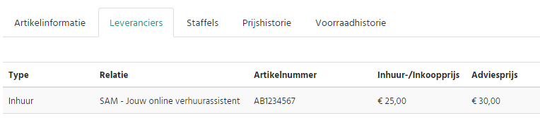 Inhuurverzoeken