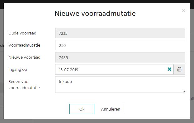 Artikelvoorraad